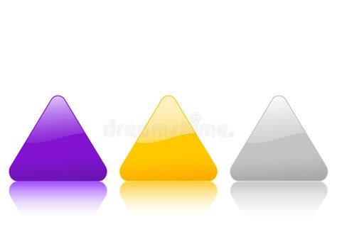 Color Triangular Icon Stock Vector Illustration Of Element 4551264
