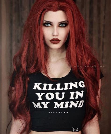 Gothic And Amazing Synthetic Lace Front Wigs Hair Styles Redheads