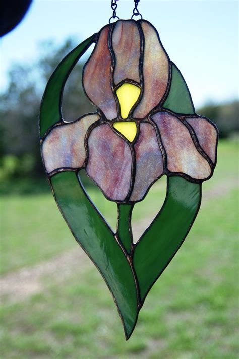 Stained Glass Iris Stained Glass Flowers Stained Glass Stained