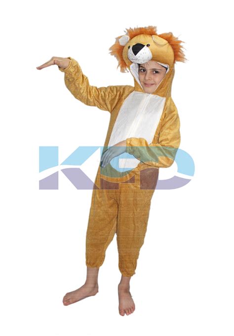 Lion Fancy Dress For Kidswild Animal Costume For Annual Functiontheme