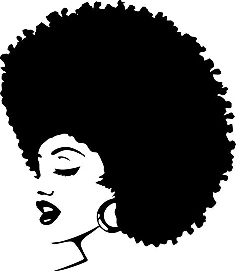 Big Image Afro Girl 1738x1999 Png Download