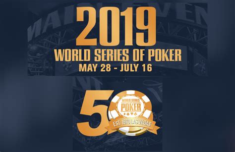 Wsop 2019 More New Events Bigger Starting Stacks And Full Scale