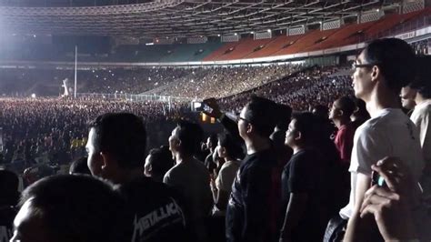Metallica Live In Jakarta 25 Agustus 2013 Nothing Else Matters