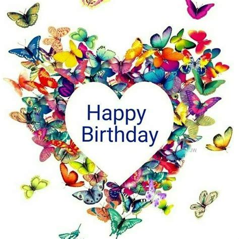 Butterfly Heart Happy Birthday Quote Pictures Photos And Images For