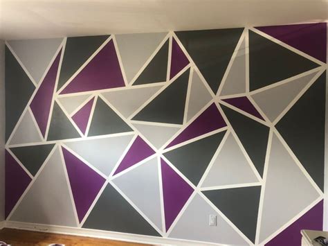 Triangle Wall Paint Grey Tran Harwell