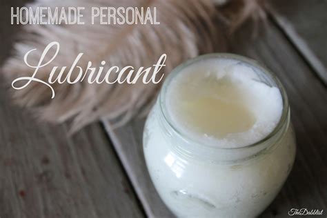 All Natural Homemade Personal Lubricant DIY Soapmaking And Bath