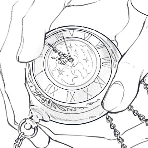 𝗸𝗞𝗘𝗡 💫 On Twitter So While I Was Drawing This Pocketwatch I Thought