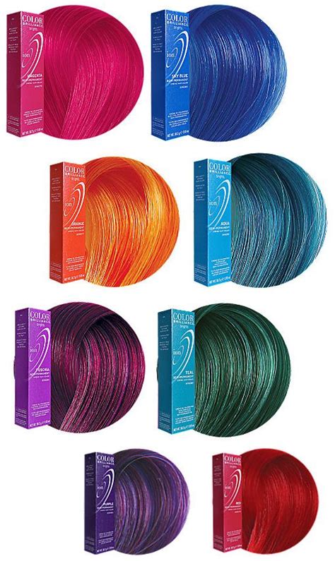 Enrich or intensify their current hair color. Ion color brilliance | Hair dye brands, Hair color chart ...