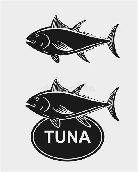 Tuna Set Vector Stock Vector Illustration Of Horizontal 71673955