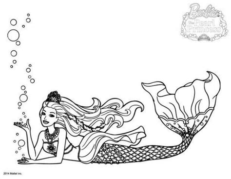 Dibujos de Barbie Sirena para colorear | Colorear imágenes