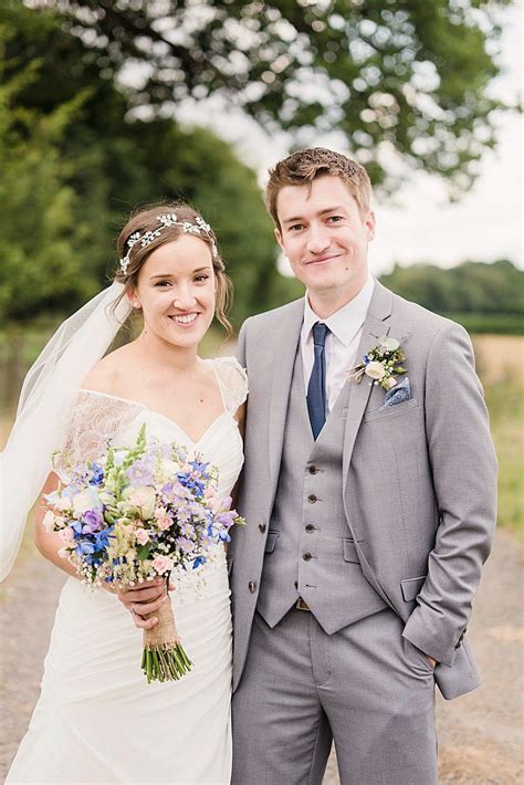 A Pale Blue And Flower Filled Tipi Wedding In The English Countryside
