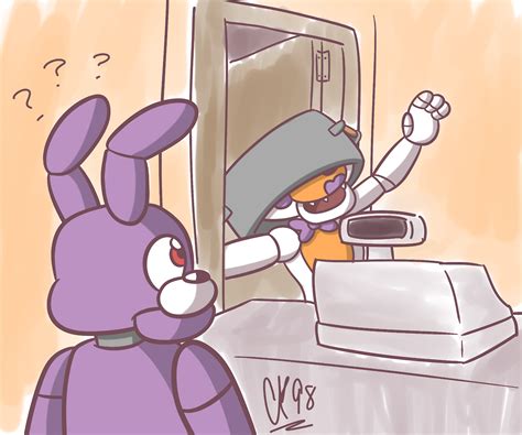 Cheatsykoopa98 “bonnie Meets Lolbit For The First Time Xd ” Fnaf