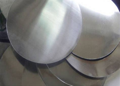 Spinning Silver Aluminium Discs Circles Alloy 1000 Series Customized