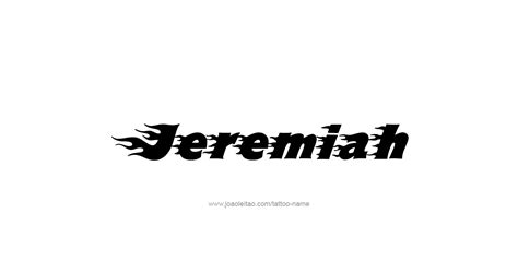 Jeremiah Names Clip Art Library