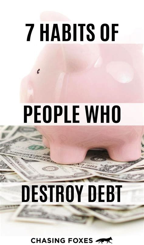 7 Habits Of People Who Never Go Into Debt Money Management Frugal