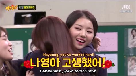In each episode, new celebrity guests appear as transfer students at the 'brother school' where seven mischievous brother students wait for them. ENG SUB 161203 Knowing Brother - I.O.I Nayoung's Hidden ...