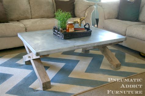 Ana White | Pottery Barn Knock-Off Zinc Coffee Table - DIY Projects