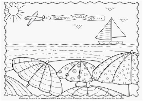Drawing Beach #158992 (Nature) – Printable coloring pages
