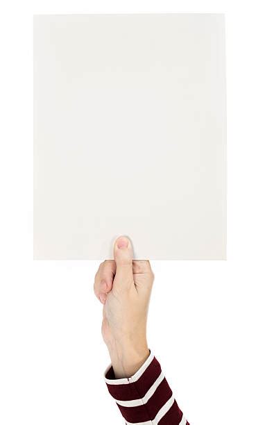 Hands Holding Blank Sign Stock Photos Pictures And Royalty Free Images