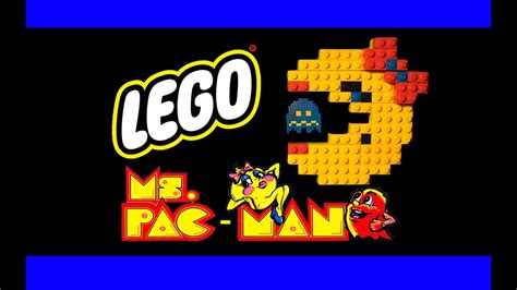 A Stop Motion Tribute To Ms Pac Man Lego Animation Youtube