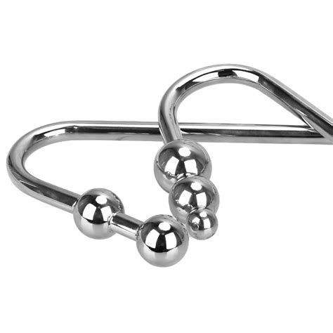 Olo Anal Hook Stainless Steel Sex Toys For Men And Women With Ball Hole Anal Dilator Butt Plug