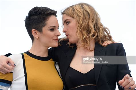 Noemie Merlant And Adele Haenel Attend The Photocall For Portrait Of