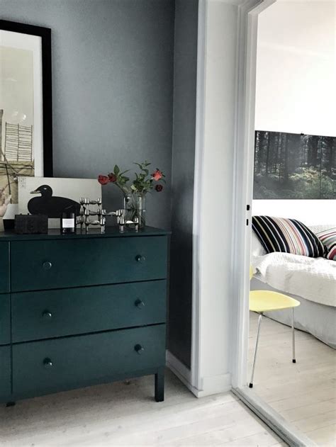 Hand painted burr walnut veneer chest of drawers. Painted Ikea ‚Tarva' chest of drawers | Tarva ikea ...
