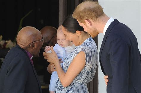 See the sweet video of the birthday boy and his mom that was dad harry can be heard in the background making duck sounds and laughing while he films his wife and son. Baby Archie Makes Rare Public Appearance in South Africa ...