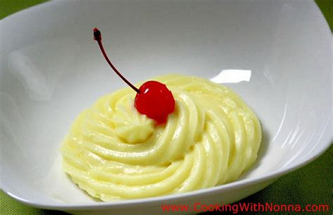 Mousses are airy desserts made of chocolate or fruits, whipped egg yolks or egg whites or both and often whipped cream. Easy Custard Cream