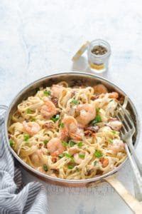 Vegan creamy tomato basil pasta. Easy Garlic Shrimp Pasta In Cream Sauce - Curry Trail