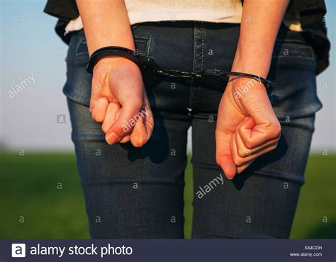 Female Handcuffed High Resolution Stock Photography And Images Alamy