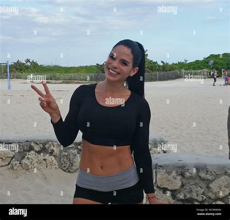 Miami Beach Fl February 02 Michelle Lewin Fitness Model With 13