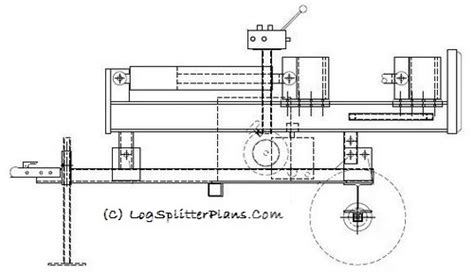 Vertical Log Splitter Plans Designed For Home Made Fabrication