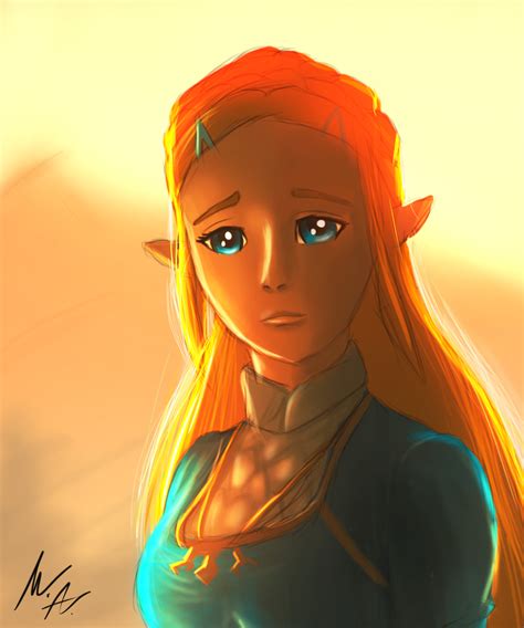 Princess Zelda BOTW Official Art