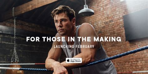 Improving health, building muscle and so on. Chris Hemsworth ha fatto Centr, un'app per il fitness ...