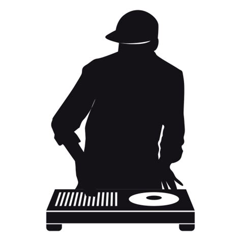 Dj Silhouette Vector At Vectorified Com Collection Of Dj Silhouette Vector Free For Personal Use