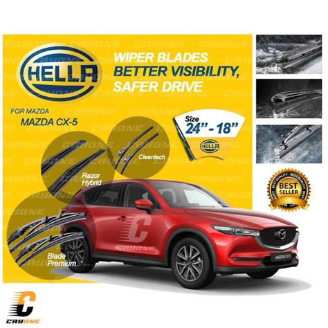 Jual Hella Wiper Premium Quality Mazda Cx 5 1 Set 24 18 Inch Di Lapak