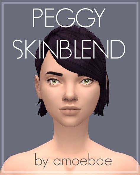 Sims 4 Ccs The Best Peggy Skinblend By Picture Amoebae The Sims 4