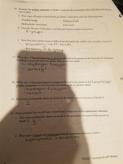 Neuron function signals, the job of a neuron is to move an electrical signal from one place to another in order to send sen. Bestseller: Pogil Activities For Ap Biology Answers