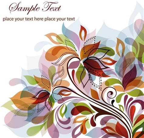 Vector Abstract Floral Vectors Graphic Art Designs In Editable Ai Eps