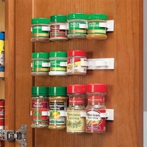 Buy 4 Pcsset Plastic Spice Rack Organiser Holds 20