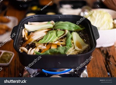 Shabu Suki Yaki Hot Pot Sliced Stock Photo Edit Now 1603160071