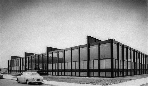Crown Hall In 1955 Chicago Ludwig Mies Van Der Rohe Modernist