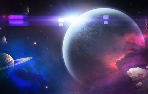 Wallpaper Space Planet Art Space Star Art Planets Images For