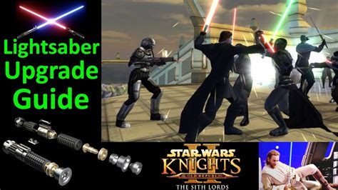 From strategywiki, the video game walkthrough and strategy guide wiki. Star Wars KOTOR 2 Lightsaber Upgrade Guide | Lightsaber ...