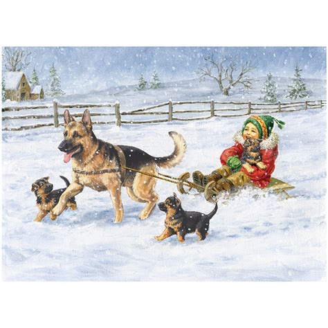42 Christmas German Shepherd Wallpaper Wallpapersafari