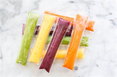 Easy Rainbow Fruit And Veggie Ice Pops Healthy Popsicles Rainbow