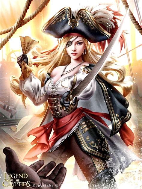 Pin By Ken Lewis On Legend Of The Cryptids Fantasy Art Women Pirate