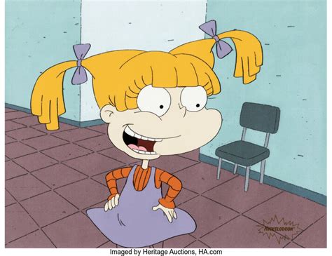 Lot Art Rugrats Angelica Pickles Production Cel Nickelodeon C
