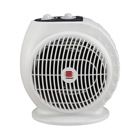 Warmwave 1500 Watt Portable Electric Fan Heater With Adjustable